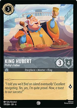 King Hubert - Phillip's Father (179/204) [Azurite Sea] | Grognard Games