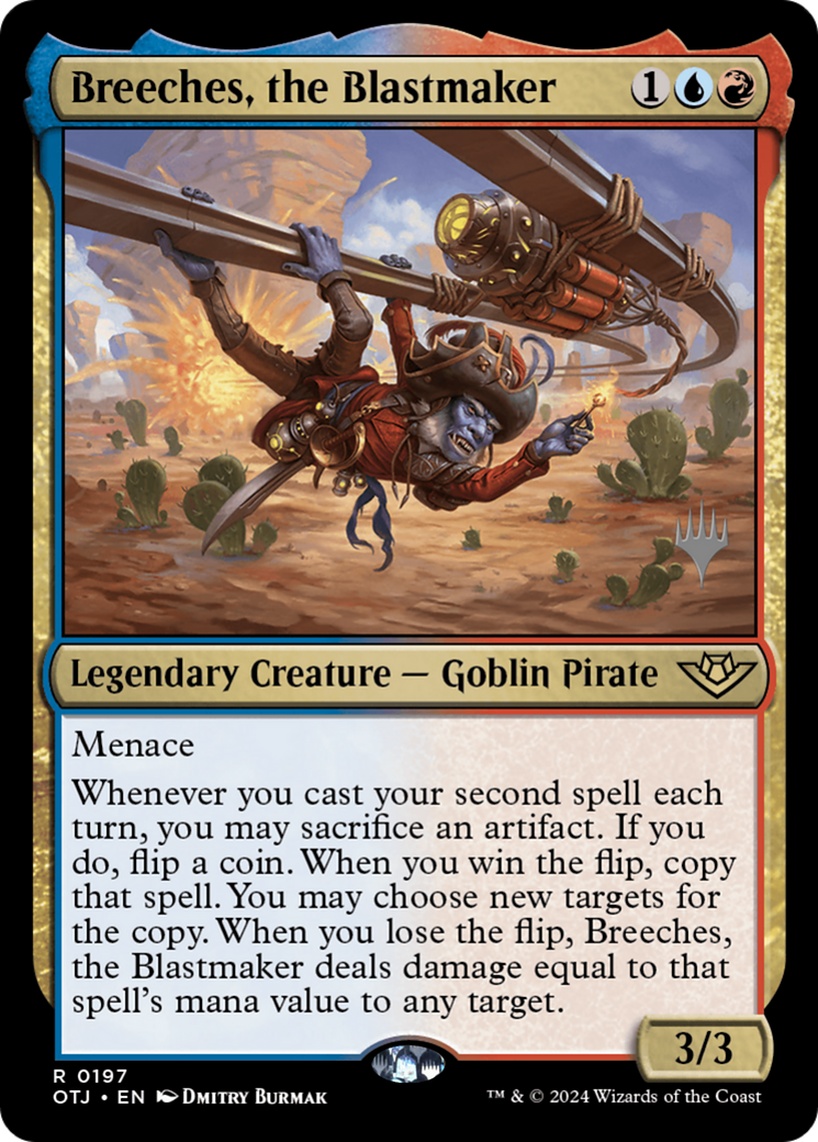 Breeches, the Blastmaker (Promo Pack) [Outlaws of Thunder Junction Promos] | Grognard Games