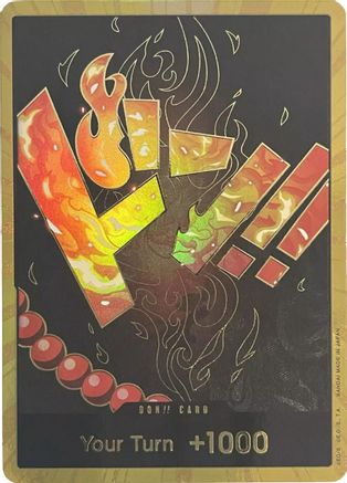 DON!! Card (Ace) (Gold) - Premium Booster -The Best- Foil | Grognard Games