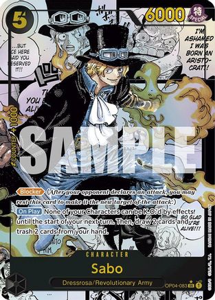 Sabo (OP04-083) (Manga) (OP04-083) - Premium Booster -The Best- Foil | Grognard Games