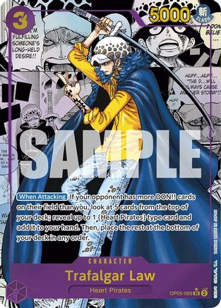 Trafalgar Law (OP05-069) (Manga) (OP05-069) - Premium Booster -The Best- Foil | Grognard Games