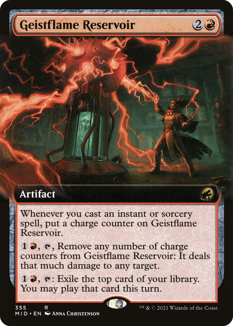 Geistflame Reservoir (Extended) [Innistrad: Midnight Hunt] | Grognard Games