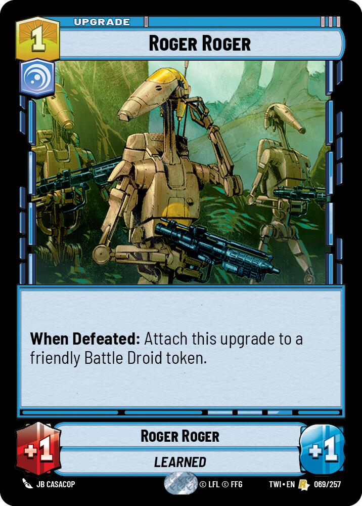 Roger Roger (069/257) [Twilight of the Republic] | Grognard Games