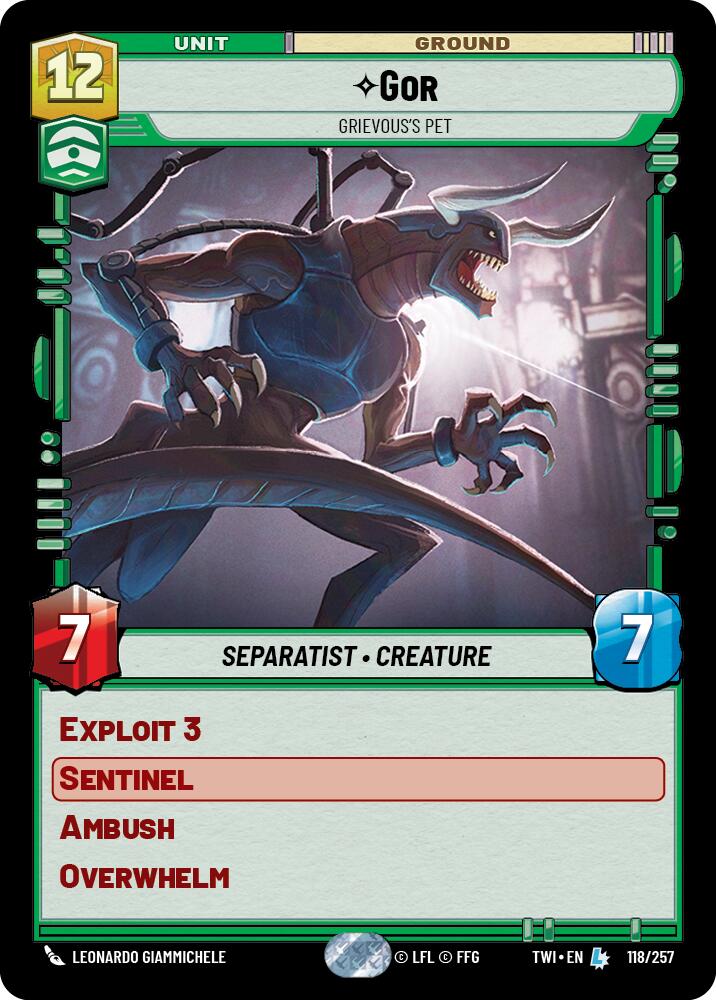 Gor - Grievous's Pet (118/257) [Twilight of the Republic] | Grognard Games