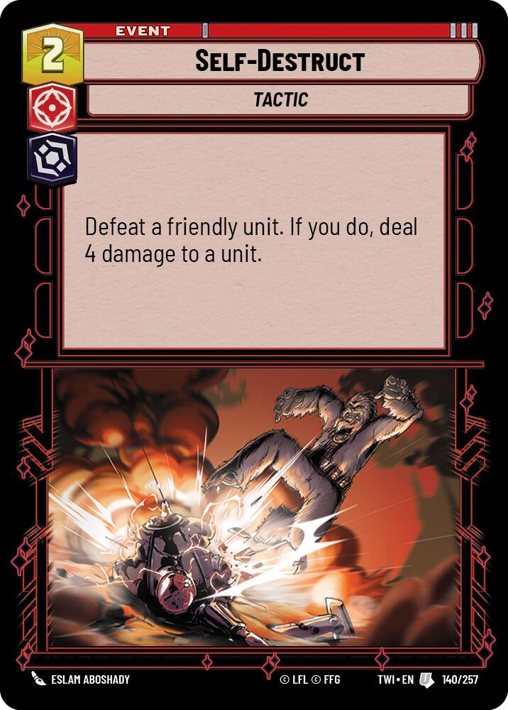 Self-Destruct (140/257) [Twilight of the Republic] | Grognard Games