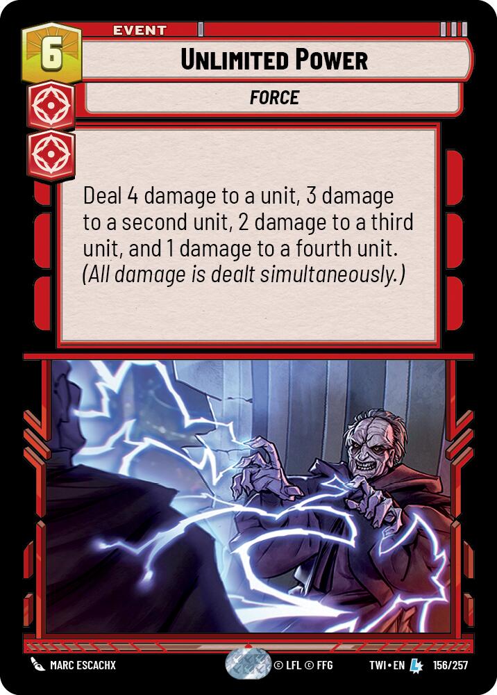 Unlimited Power (156/257) [Twilight of the Republic] | Grognard Games