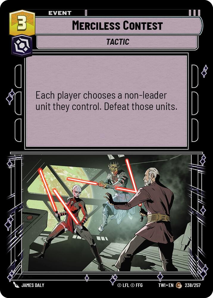 Merciless Contest (238/257) [Twilight of the Republic] | Grognard Games