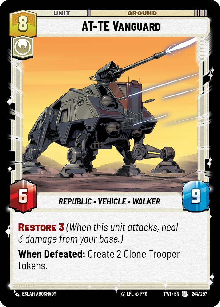 AT-TE Vanguard (247/257) [Twilight of the Republic] | Grognard Games