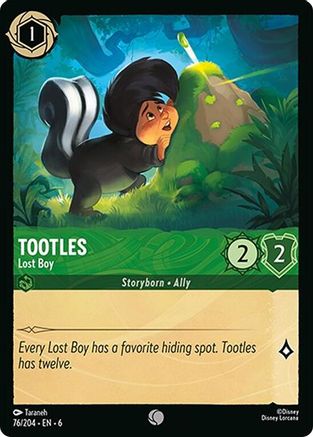 Tootles - Lost Boy (76/204) [Azurite Sea] | Grognard Games