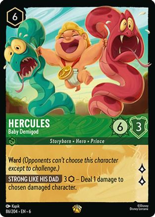 Hercules - Baby Demigod (86/204) [Azurite Sea] | Grognard Games