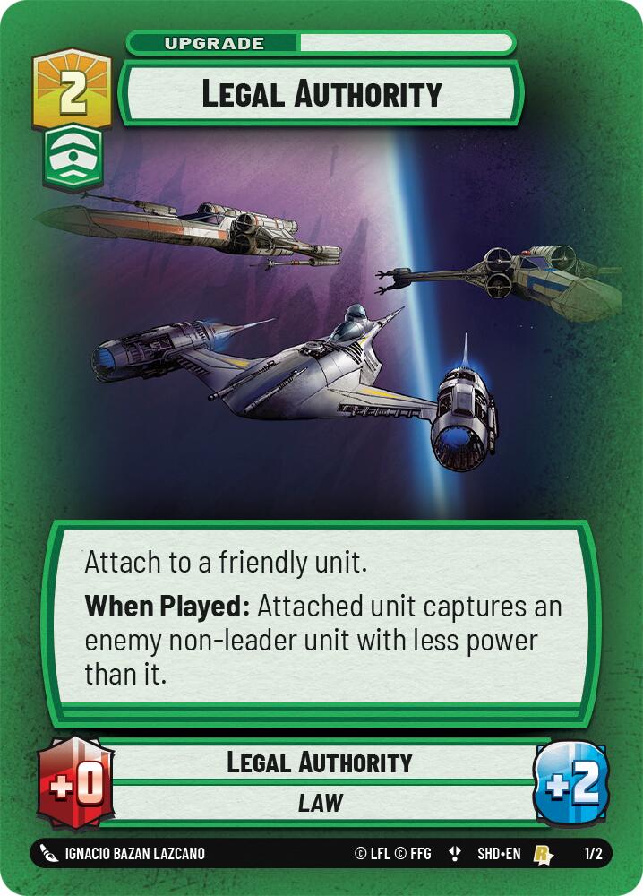 Legal Authority (1/2) (1/2) [Store Showdown Promos] | Grognard Games