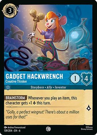 Gadget Hackwrench - Creative Thinker (139/204) [Azurite Sea] | Grognard Games