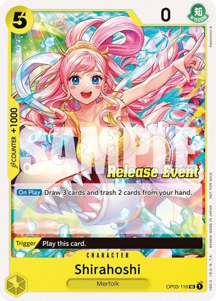 Shirahoshi (ST15 - ST20 Release Event Pack) (OP03-116) - One Piece Promotion Cards | Grognard Games