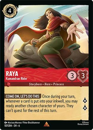 Raya - Kumandran Rider (107/204) [Azurite Sea] | Grognard Games
