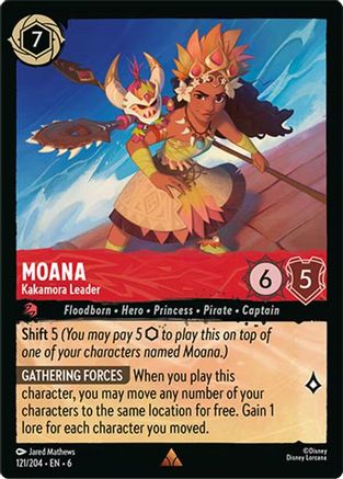 Moana - Kakamora Leader (121/204) [Azurite Sea] | Grognard Games