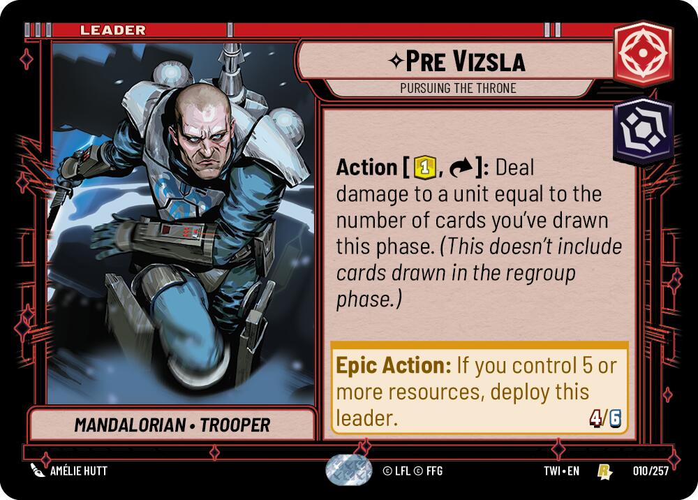 Pre Vizsla - Pursuing the Throne (010/257) [Twilight of the Republic] | Grognard Games