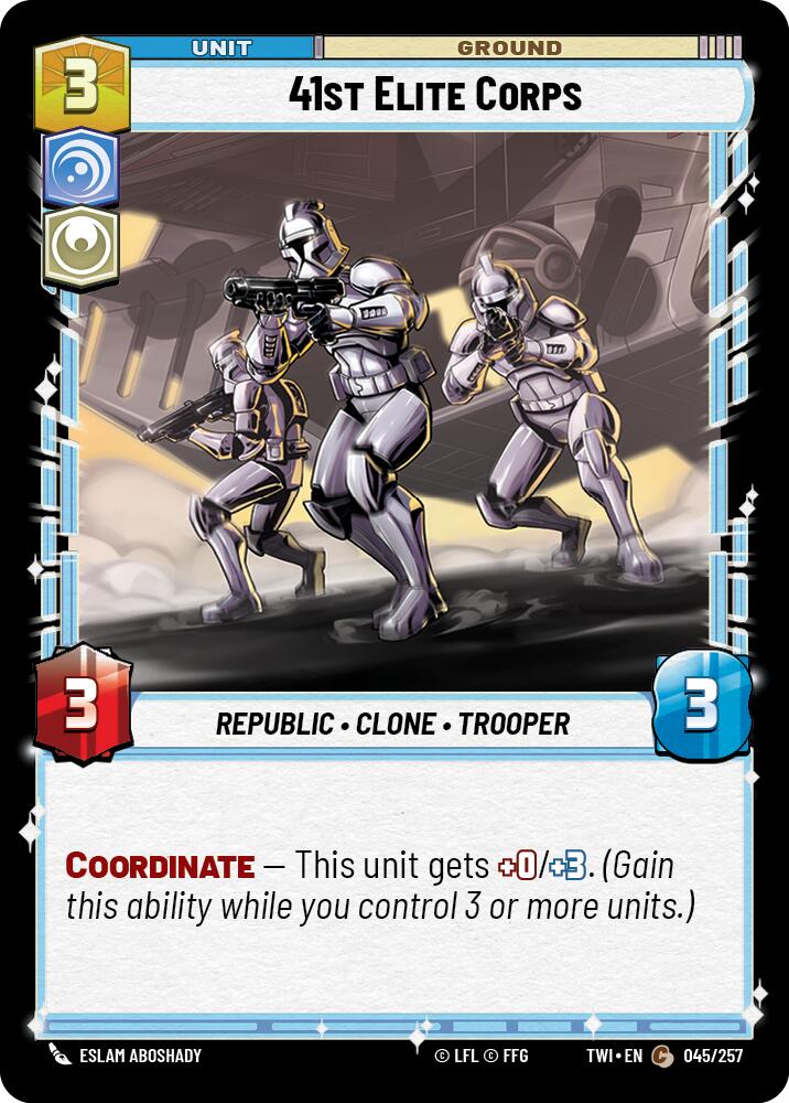 41st Elite Corps (045/257) [Twilight of the Republic] | Grognard Games