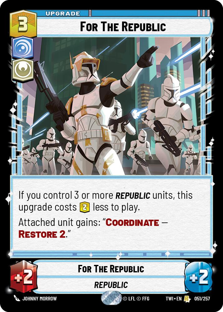 For The Republic (051/257) [Twilight of the Republic] | Grognard Games