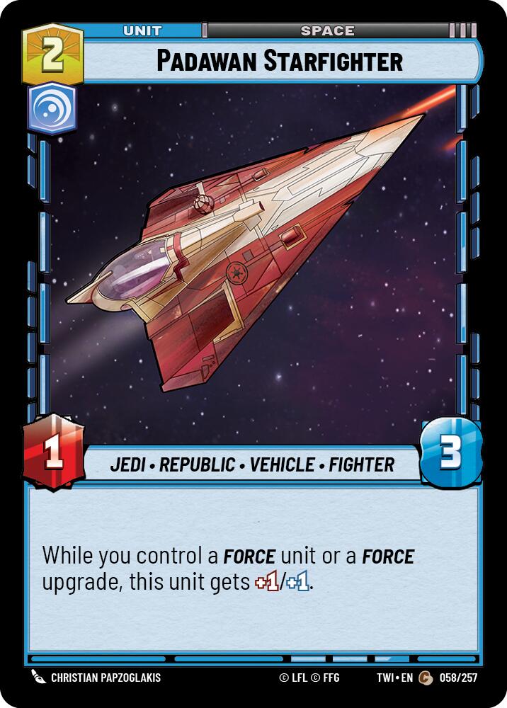 Padawan Starfighter (058/257) [Twilight of the Republic] | Grognard Games
