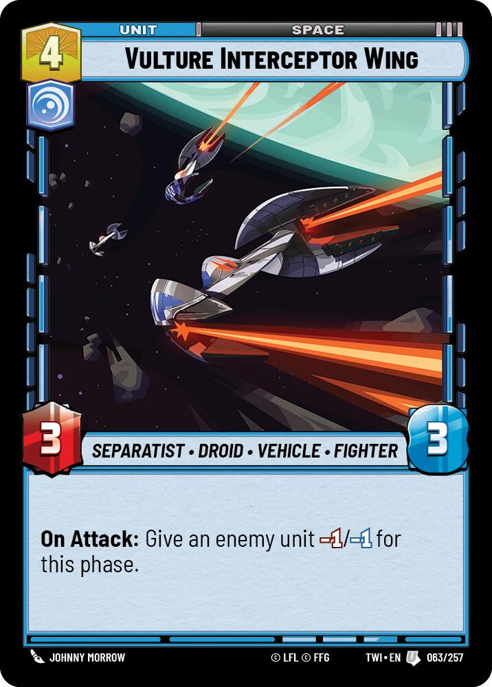 Vulture Interceptor Wing (063/257) [Twilight of the Republic] | Grognard Games