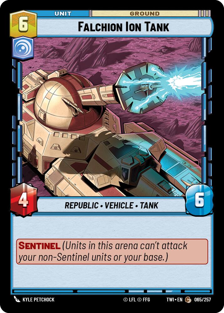Falchion Ion Tank (065/257) [Twilight of the Republic] | Grognard Games