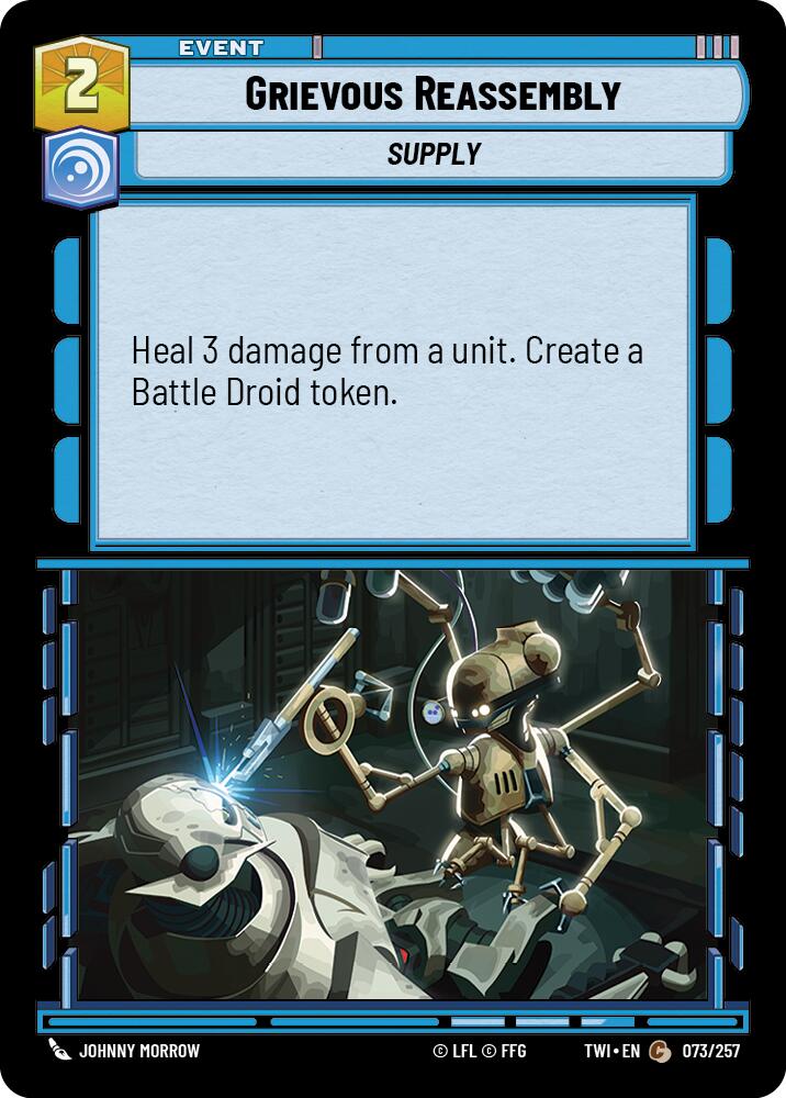 Grievous Reassembly (073/257) [Twilight of the Republic] | Grognard Games