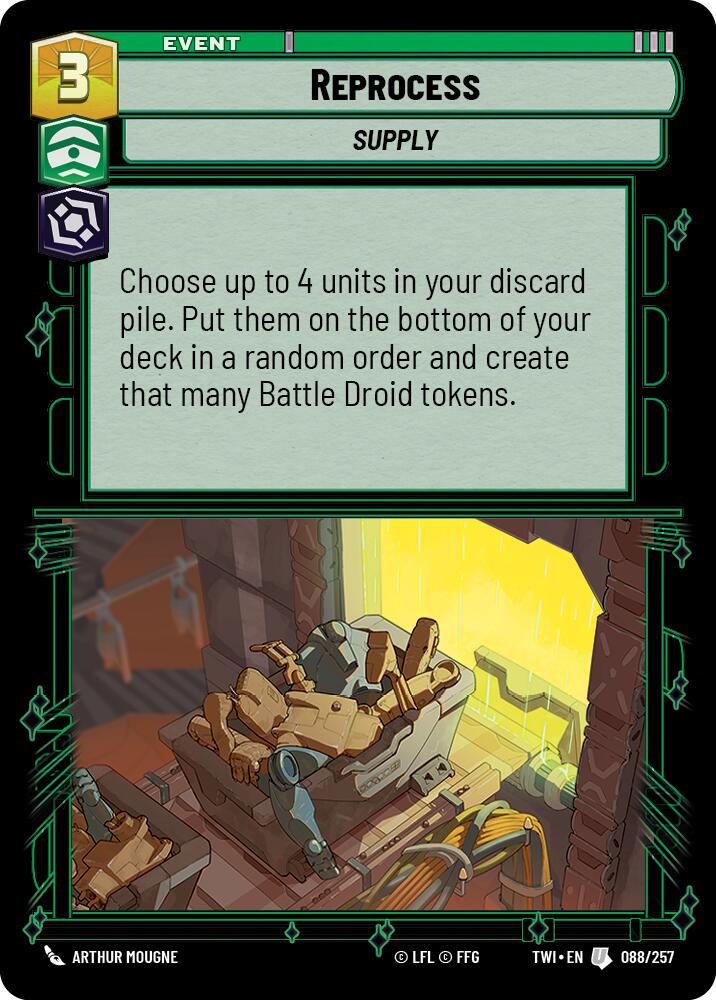 Reprocess (088/257) [Twilight of the Republic] | Grognard Games