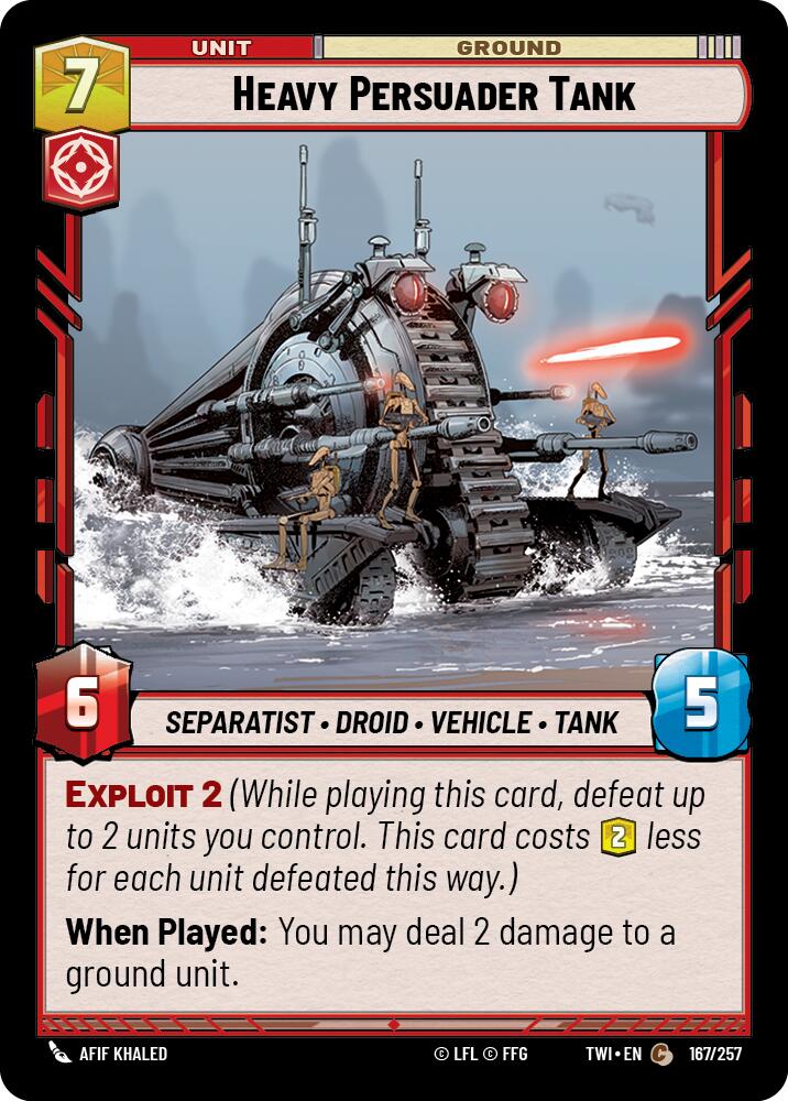 Heavy Persuader Tank (167/257) [Twilight of the Republic] | Grognard Games