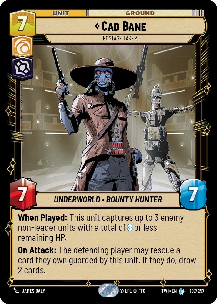 Cad Bane - Hostage Taker (187/257) [Twilight of the Republic] | Grognard Games