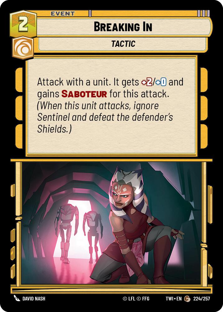 Breaking In (224/257) [Twilight of the Republic] | Grognard Games
