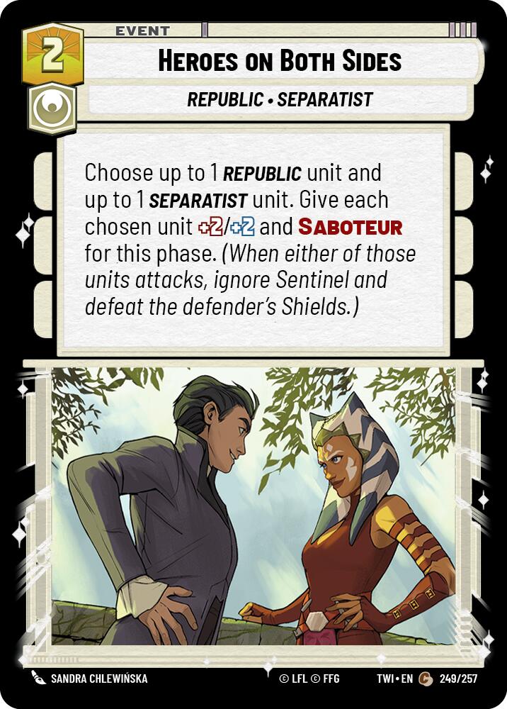 Heroes on Both Sides (249/257) [Twilight of the Republic] | Grognard Games