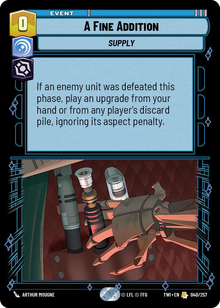 A Fine Addition (040/257) [Twilight of the Republic] | Grognard Games