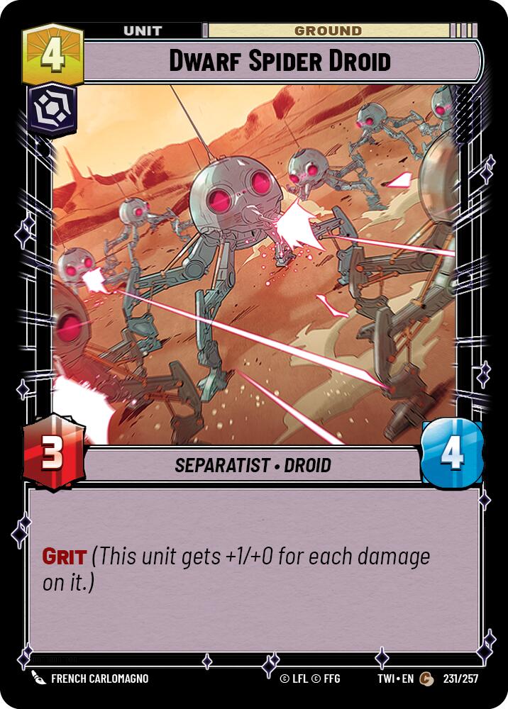 Dwarf Spider Droid (231/257) [Twilight of the Republic] | Grognard Games