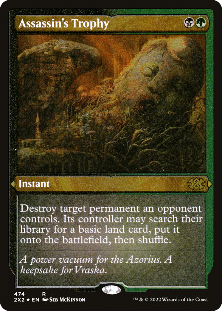 Assassin's Trophy (Foil Etched) (2X2-474) - Double Masters 2022 Foil | Grognard Games