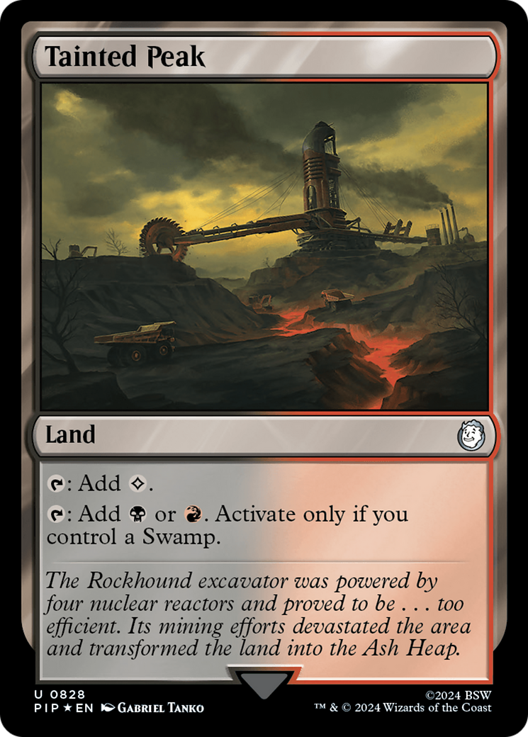 Tainted Peak (Surge Foil) [Fallout] | Grognard Games