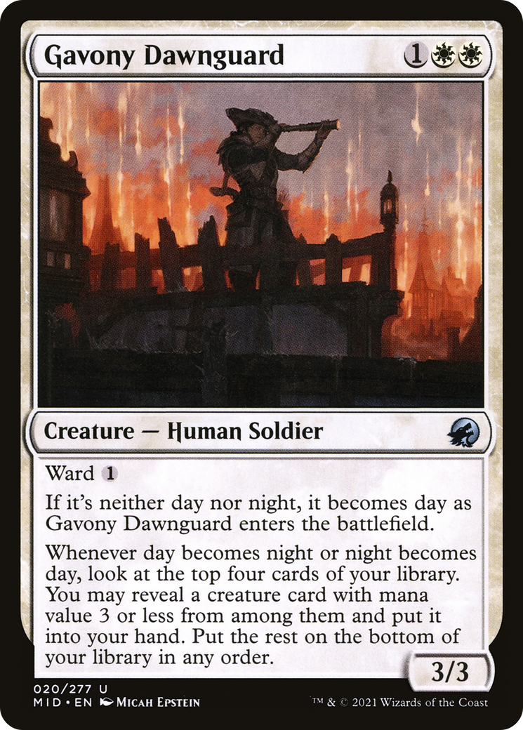 Gavony Dawnguard [Innistrad: Midnight Hunt] | Grognard Games