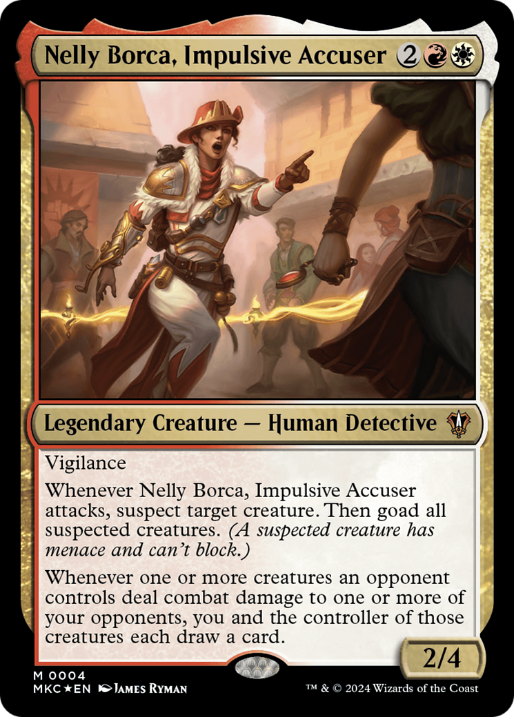 Nelly Borca, Impulsive Accuser [Murders at Karlov Manor Commander] | Grognard Games