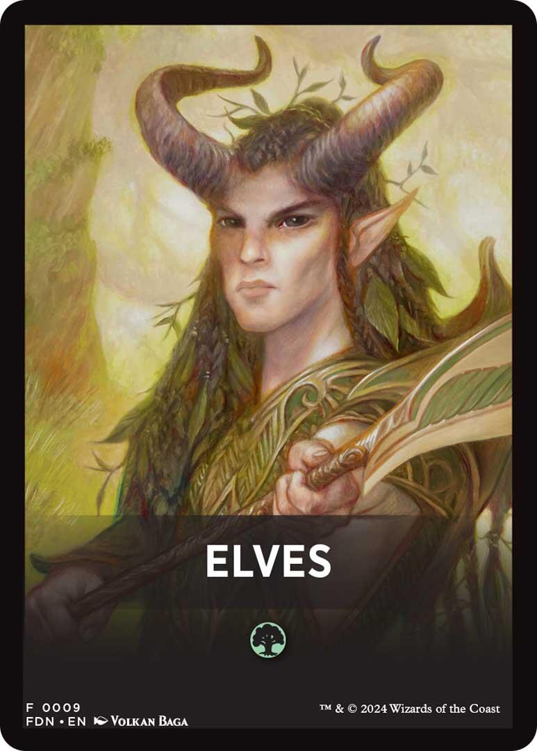 Elves Theme Card [Foundations Tokens] | Grognard Games