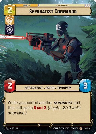 Separatist Commando (Hyperspace) (7) [Twilight of the Republic] | Grognard Games