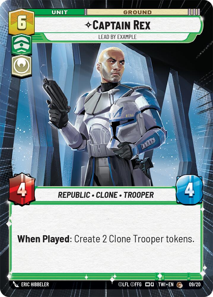 Captain Rex - Lead by Example (Hyperspace) (9) [Twilight of the Republic] | Grognard Games