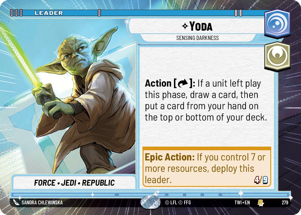 Yoda - Sensing Darkness (Hyperspace) (279) [Twilight of the Republic] | Grognard Games