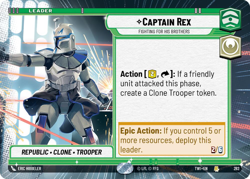 Captain Rex - Fighting For His Brothers (Hyperspace) (282) [Twilight of the Republic] | Grognard Games