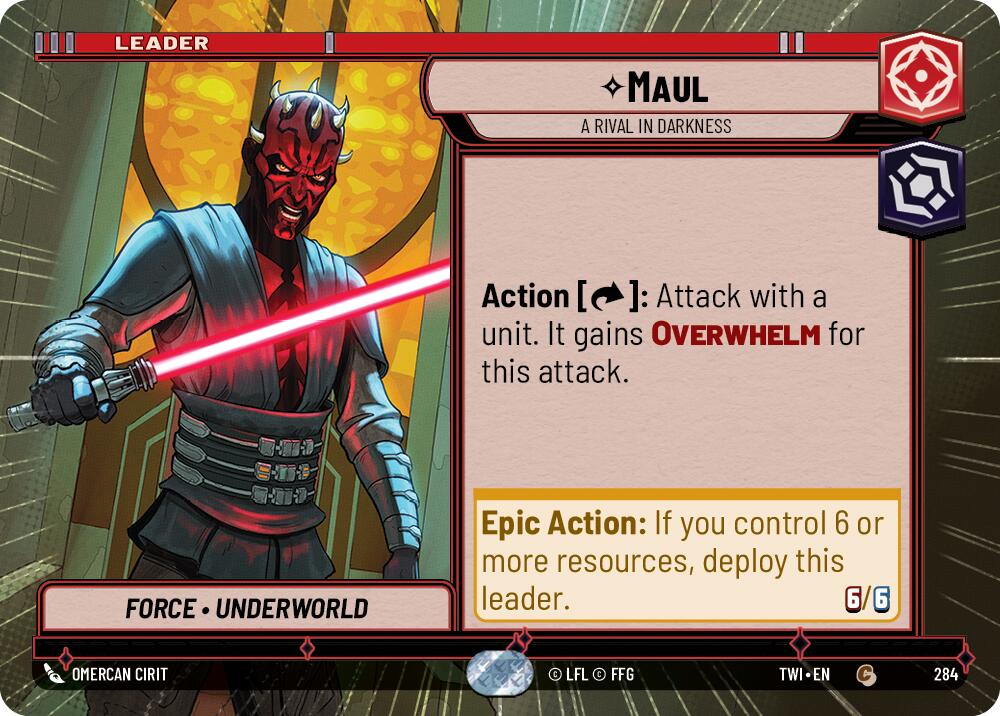 Maul - A Rival in Darkness (Hyperspace) (284) [Twilight of the Republic] | Grognard Games