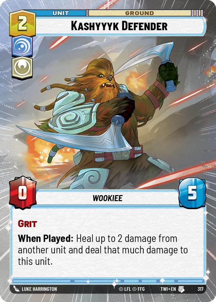 Kashyyyk Defender (Hyperspace) (317) [Twilight of the Republic] | Grognard Games