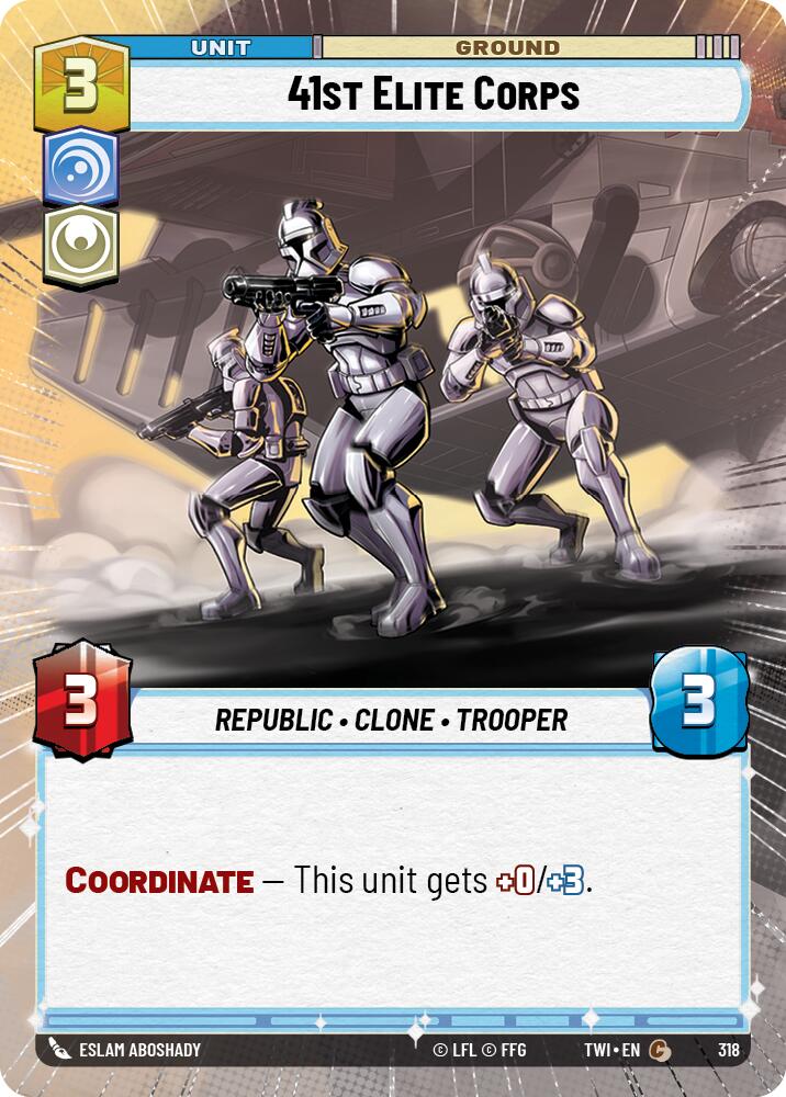41st Elite Corps (Hyperspace) (318) [Twilight of the Republic] | Grognard Games