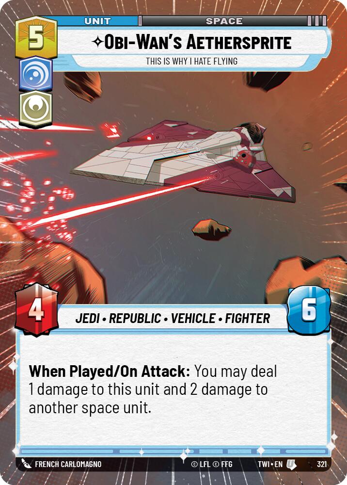 Obi-Wan's Aethersprite - This is Why I Hate Flying (Hyperspace) (321) [Twilight of the Republic] | Grognard Games
