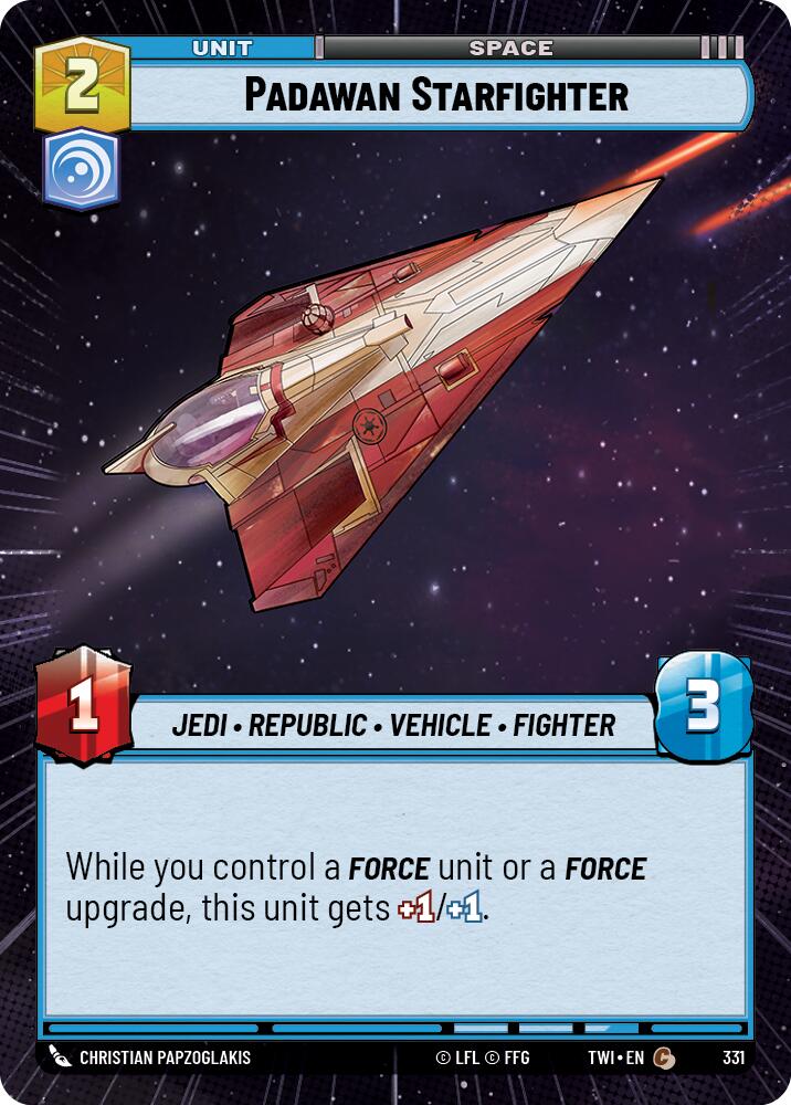 Padawan Starfighter (Hyperspace) (331) [Twilight of the Republic] | Grognard Games