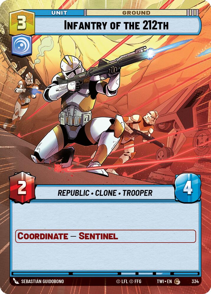 Infantry of the 212th (Hyperspace) (334) [Twilight of the Republic] | Grognard Games