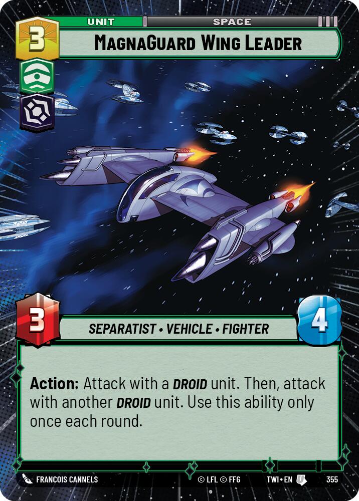 MagnaGuard Wing Leader (Hyperspace) (355) [Twilight of the Republic] | Grognard Games