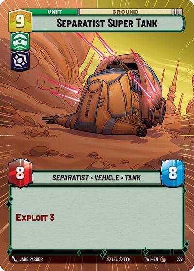 Separatist Super Tank (Hyperspace) (359) [Twilight of the Republic] | Grognard Games
